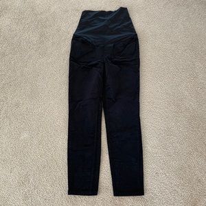 Maternity Skinny Velvet Pants